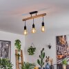 Soungou Ceiling Light Ecru, black, 3-light sources