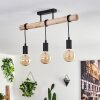 Soungou Ceiling Light Ecru, black, 3-light sources