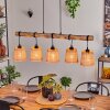 Soungou Pendant Light Ecru, black, 5-light sources