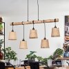 Soungou Pendant Light Ecru, black, 5-light sources