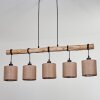 Soungou Pendant Light Ecru, black, 5-light sources