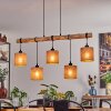 Soungou Pendant Light Ecru, black, 5-light sources