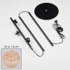 Remaisnil Floor Lamp - glass 15 cm Amber, 3-light sources