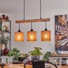 Soungou Pendant Light Ecru, black, 3-light sources