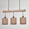 Soungou Pendant Light Ecru, black, 3-light sources