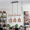 Soungou Pendant Light Ecru, black, 3-light sources