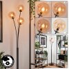 Bernado Floor Lamp - glass 12 cm Amber, 3-light sources