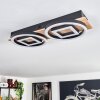 Taboneira Ceiling Light LED Ecru, black, 2-light sources