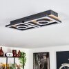 Taboneira Ceiling Light LED Ecru, black, 2-light sources