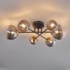 Chehalis Ceiling Light - glass 10 cm, 12 cm, 15 cm gold, black, 6-light sources