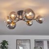 Chehalis Ceiling Light - glass 10 cm, 12 cm, 15 cm gold, black, 6-light sources