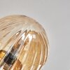 Chehalis Ceiling Light - glass 15 cm gold, black, 6-light sources