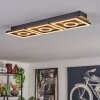 Taboneira Ceiling Light LED Ecru, black, 3-light sources