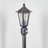 Loria path light black, silver, 1-light source, Motion sensor