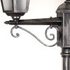 Loria Lamp Post black, silver, 2-light sources