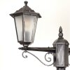 Loria Lamp Post black, silver, 2-light sources