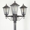 Loria Lamp Post black, silver, 3-light sources