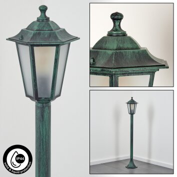 Loria path light green, black, 1-light source