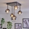 Chehalis Ceiling Light - glass 10 cm, 12 cm, 15 cm clear, Smoke-coloured, 5-light sources