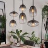 Kissaboui Pendant Light black, 6-light sources