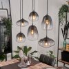 Kissaboui Pendant Light black, 6-light sources
