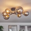 Chehalis Ceiling Light - glass 10 cm, 12 cm, 15 cm gold, black, 6-light sources