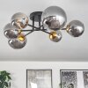 Chehalis Ceiling Light - glass 10 cm, 12 cm, 15 cm gold, black, 6-light sources