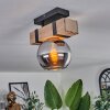 Montgomery Ceiling Light - glass 15 cm Ecru, black, 1-light source