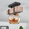 Montgomery Ceiling Light - glass 15 cm Ecru, black, 1-light source