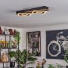 Taboneira Ceiling Light LED Ecru, black, 2-light sources
