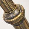 Loria Lamp Post brown, gold, black, 2-light sources