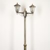 Loria Lamp Post brown, gold, black, 2-light sources
