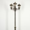 Loria Lamp Post brown, gold, black, 3-light sources