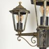 Loria Lamp Post brown, gold, black, 3-light sources