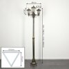 Loria Lamp Post brown, gold, black, 3-light sources
