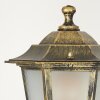 Loria Lamp Post brown, gold, black, 3-light sources