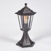 Loria pedestal light black, silver, 1-light source