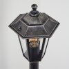 Loria path light black, silver, 1-light source