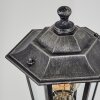 Loria path light black, silver, 1-light source