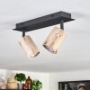 Postigo Ceiling Light black, 2-light sources