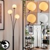 Bernado Floor Lamp - glass 10 cm white, 3-light sources