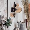 Chehalis Wall Light - glass 10 cm, 12 cm Amber, 3-light sources