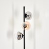 Remaisnil Floor Lamp - glass 12 cm Amber, clear, Smoke-coloured, 3-light sources