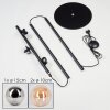 Remaisnil Floor Lamp - glass 10 cm, 15 cm Amber, Smoke-coloured, 3-light sources
