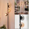 Remaisnil Floor Lamp - glass 10 cm Amber, clear, Smoke-coloured, 3-light sources