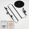 Remaisnil Floor Lamp - glass 10 cm Amber, clear, Smoke-coloured, 3-light sources