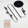 Remaisnil Floor Lamp - glass 12 cm Amber, 3-light sources