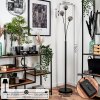 Bernado Floor Lamp - glass 10 cm Smoke-coloured, 3-light sources
