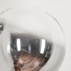 Bernado Floor Lamp - glass 15 cm clear, Smoke-coloured, 3-light sources