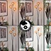 Bernado Floor Lamp - glass 15 cm Amber, 3-light sources